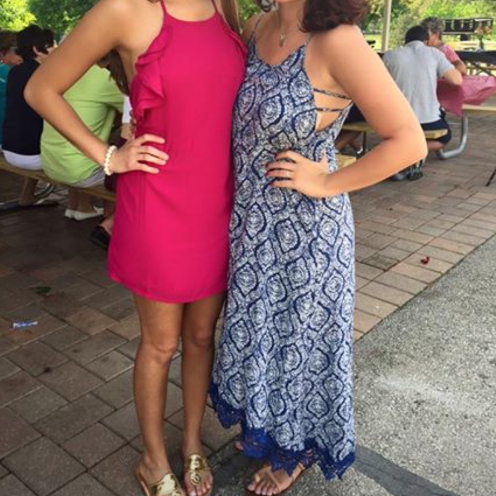 Altar’d State High Low Maxi Dress/ boho